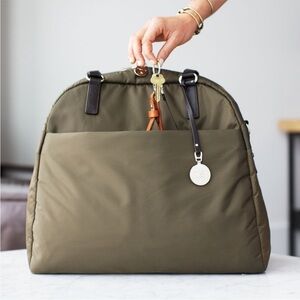 ❤️🔥Lo & Sons - O.G. 2 Medium - Olive Green/Gold Hardware/Camel Interior